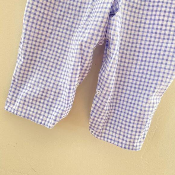 Vintage 90s Jordan Marie Plaid Jumpsuit 6 Months - Picture 3 of 10